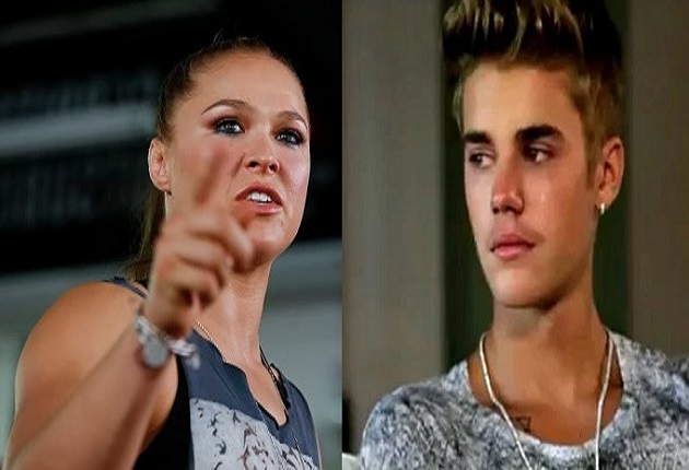 Ronda Rousey Blasts Pop Star Justin Bieber For Messing With Her Sister See What She Told Him ...