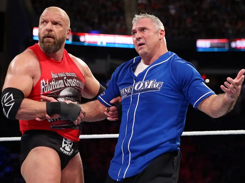 shane mcmahon and triple h
